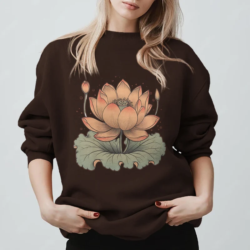 Olivenorma Lotus Bloom Yoga Meditation Sweatshirt