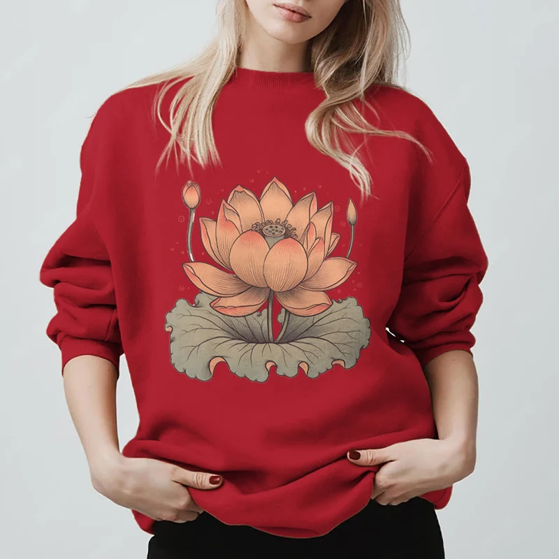 Olivenorma Lotus Bloom Yoga Meditation Sweatshirt