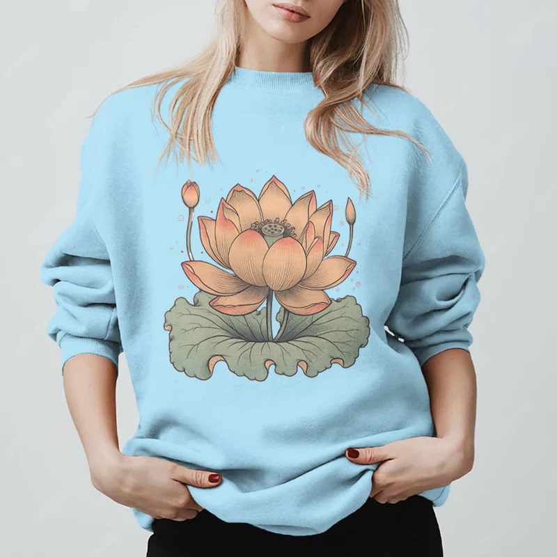 Olivenorma Lotus Bloom Yoga Meditation Sweatshirt