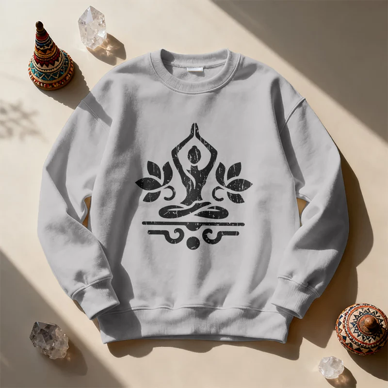 Olivenorma Namaste Yoga Liebhaber Sweatshirt