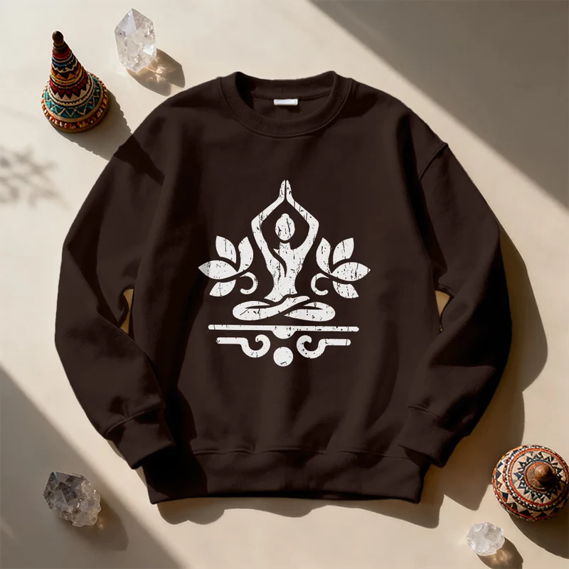 Olivenorma Namaste Yoga Liebhaber Sweatshirt