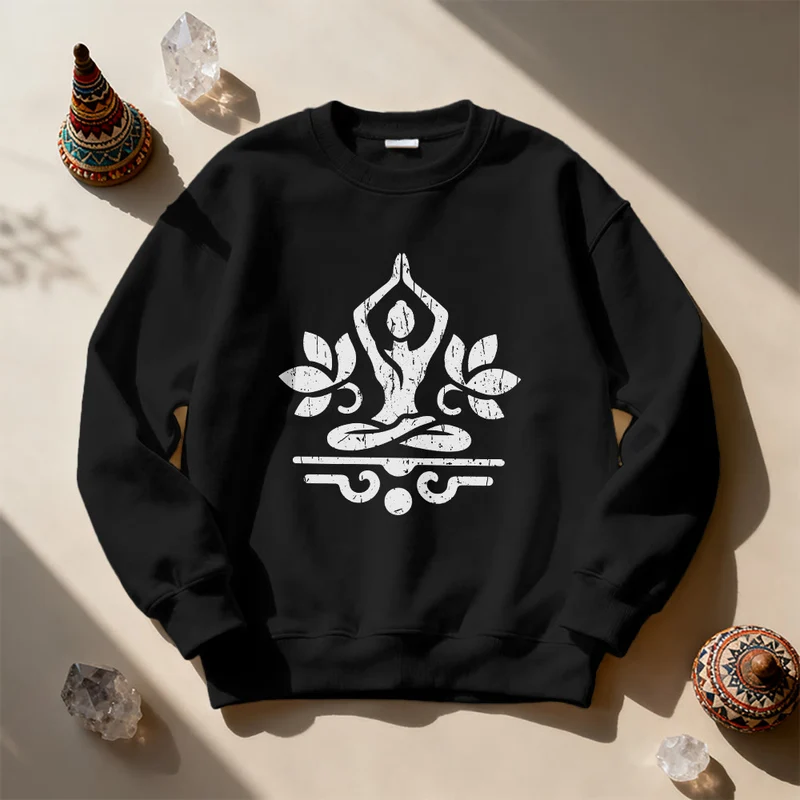 Olivenorma Namaste Yoga Liebhaber Sweatshirt