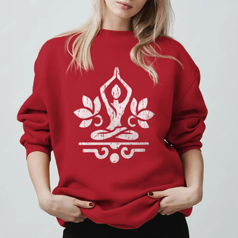 Olivenorma Namaste Yoga Liebhaber Sweatshirt