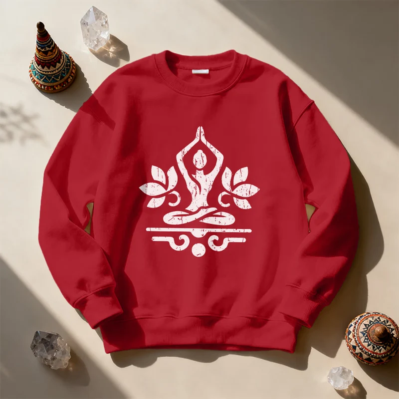 Olivenorma Namaste Yoga Liebhaber Sweatshirt