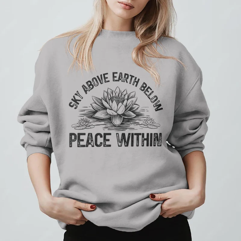 Olivenorma Lotus Achtsamkeitsmeditation Sweatshirt