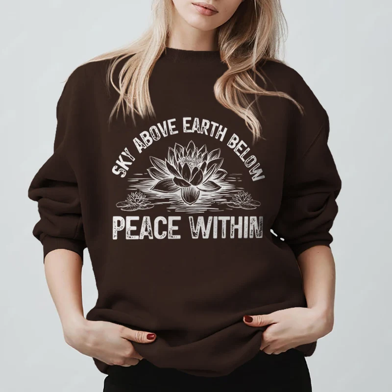 Olivenorma Lotus Achtsamkeitsmeditation Sweatshirt