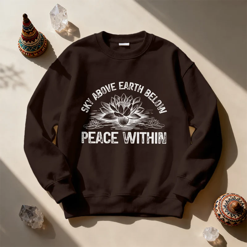 Olivenorma Lotus Achtsamkeitsmeditation Sweatshirt