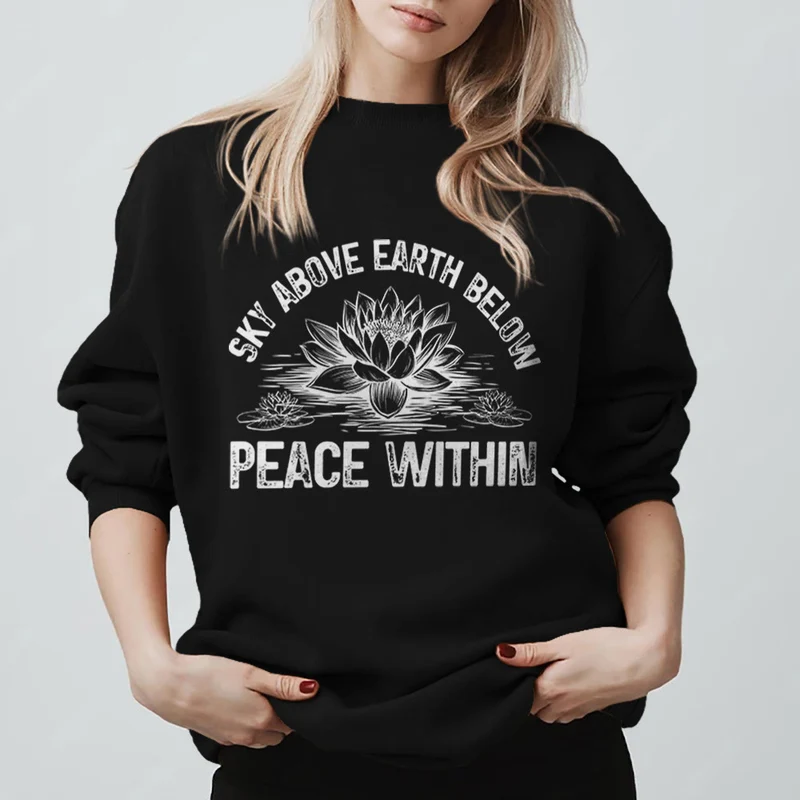 Olivenorma Lotus Achtsamkeitsmeditation Sweatshirt