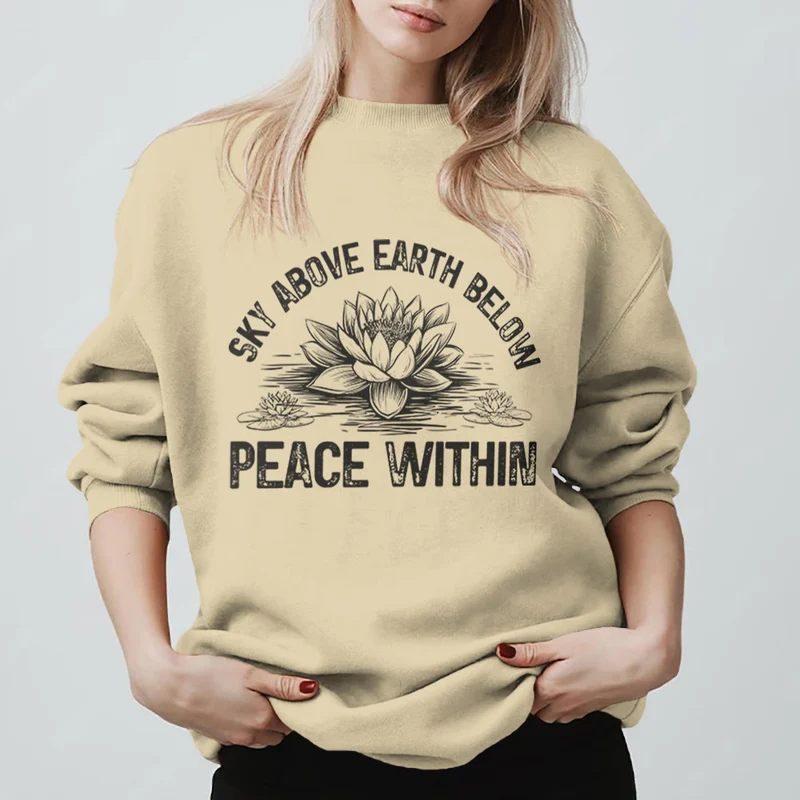 Olivenorma Lotus Achtsamkeitsmeditation Sweatshirt