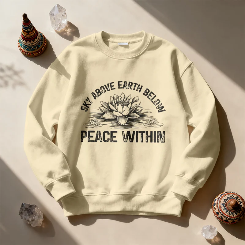Olivenorma Lotus Achtsamkeitsmeditation Sweatshirt