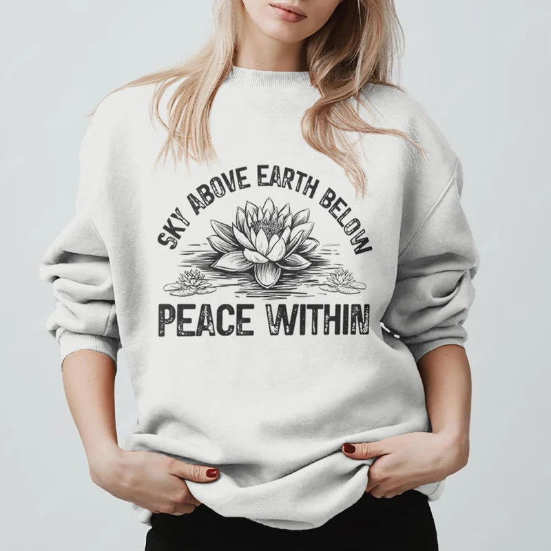 Olivenorma Lotus Achtsamkeitsmeditation Sweatshirt
