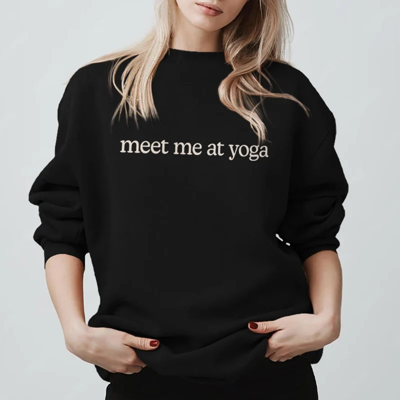 Olivenorma Meet Me At Yoga Süßes Sweatshirt
