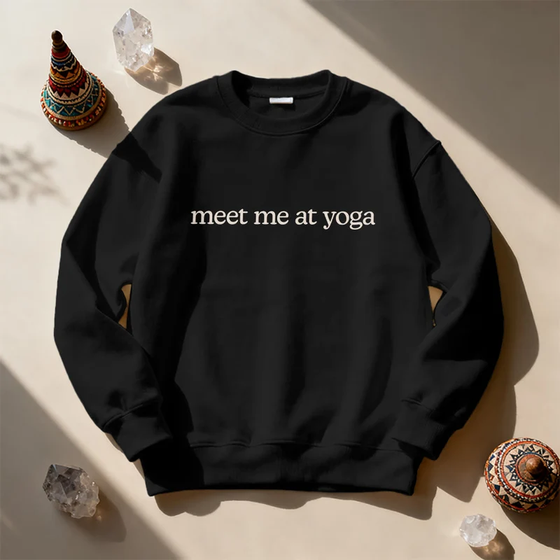 Olivenorma Meet Me At Yoga Süßes Sweatshirt
