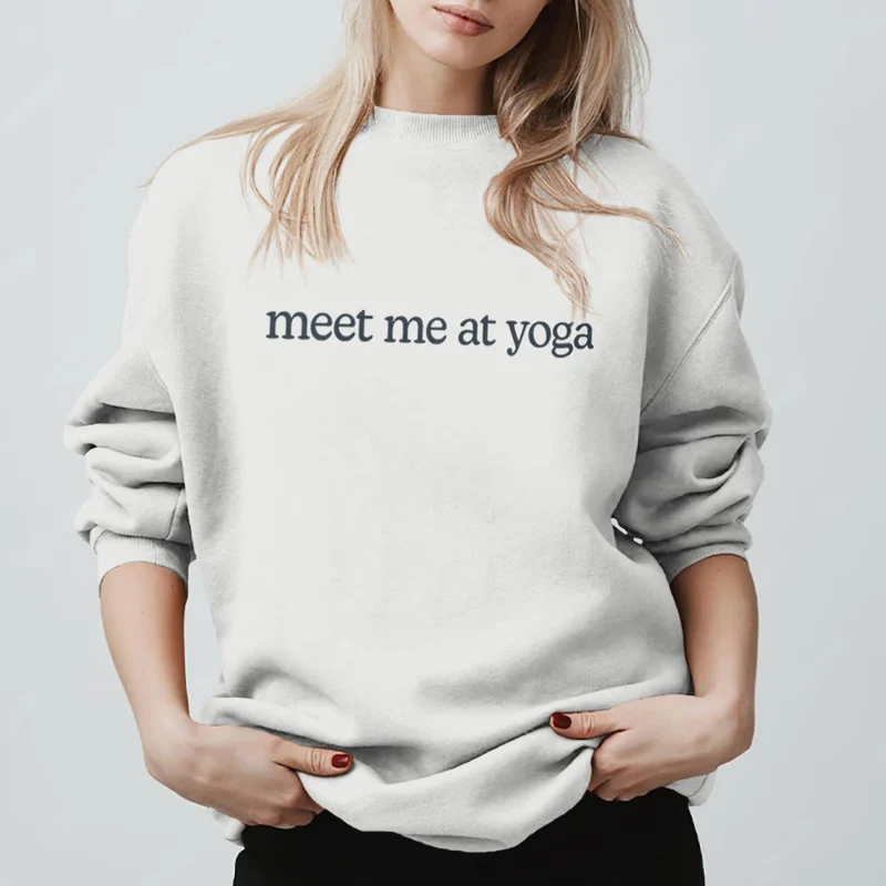 Olivenorma Meet Me At Yoga Süßes Sweatshirt