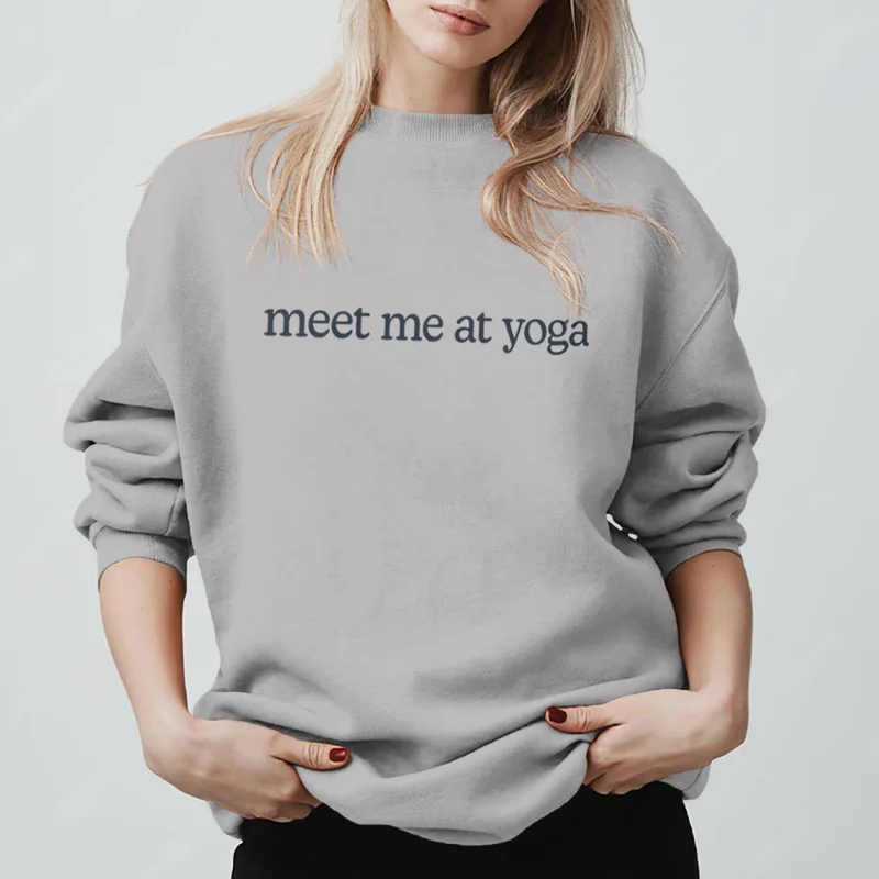 Olivenorma Meet Me At Yoga Süßes Sweatshirt