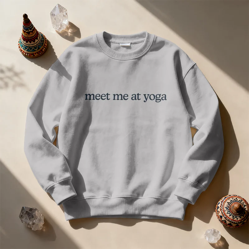 Olivenorma Meet Me At Yoga Süßes Sweatshirt