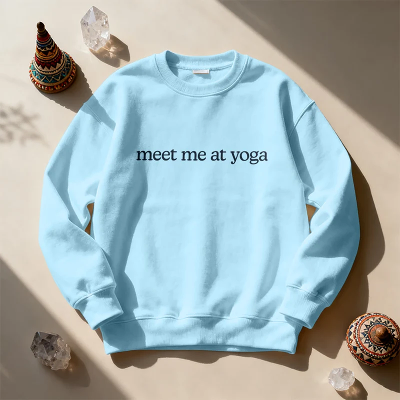 Olivenorma Meet Me At Yoga Süßes Sweatshirt