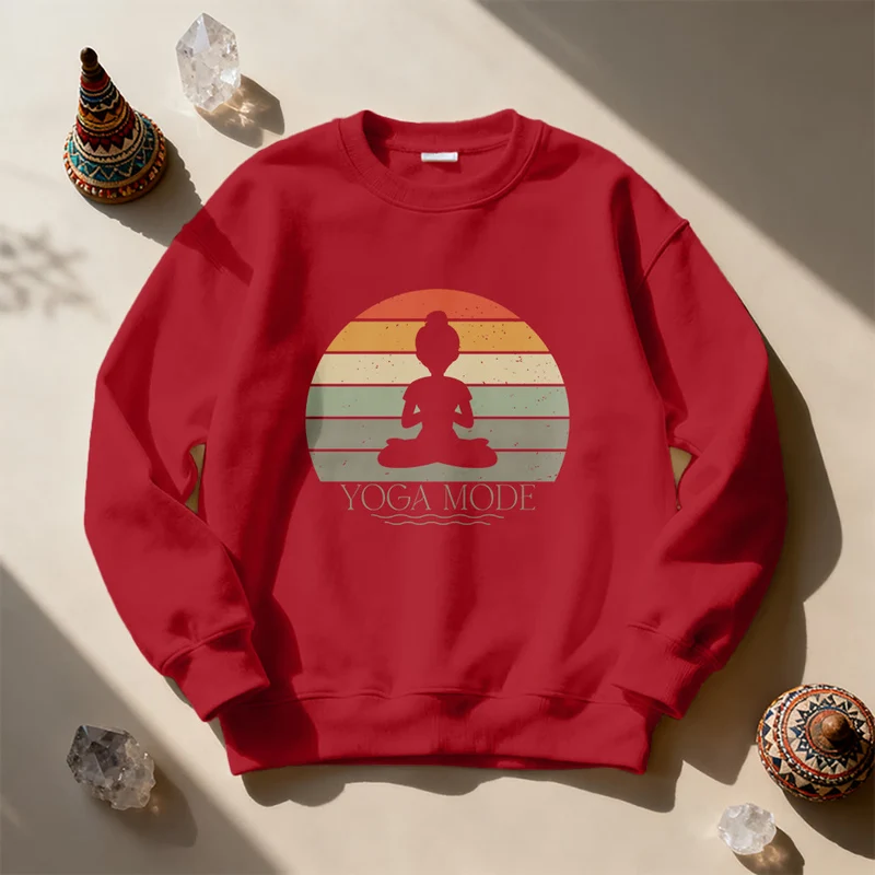 Olivenorma Lustiges Yoga-Liebhaber-Sweatshirt