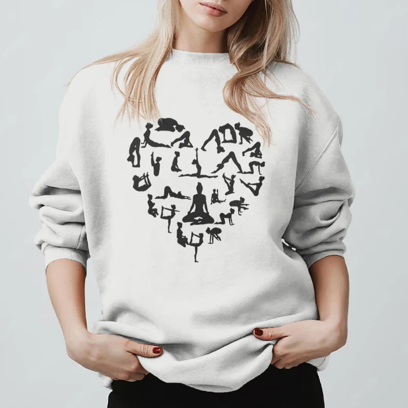 Olivenorma Herz Namaste Yoga & Meditation Sweatshirt