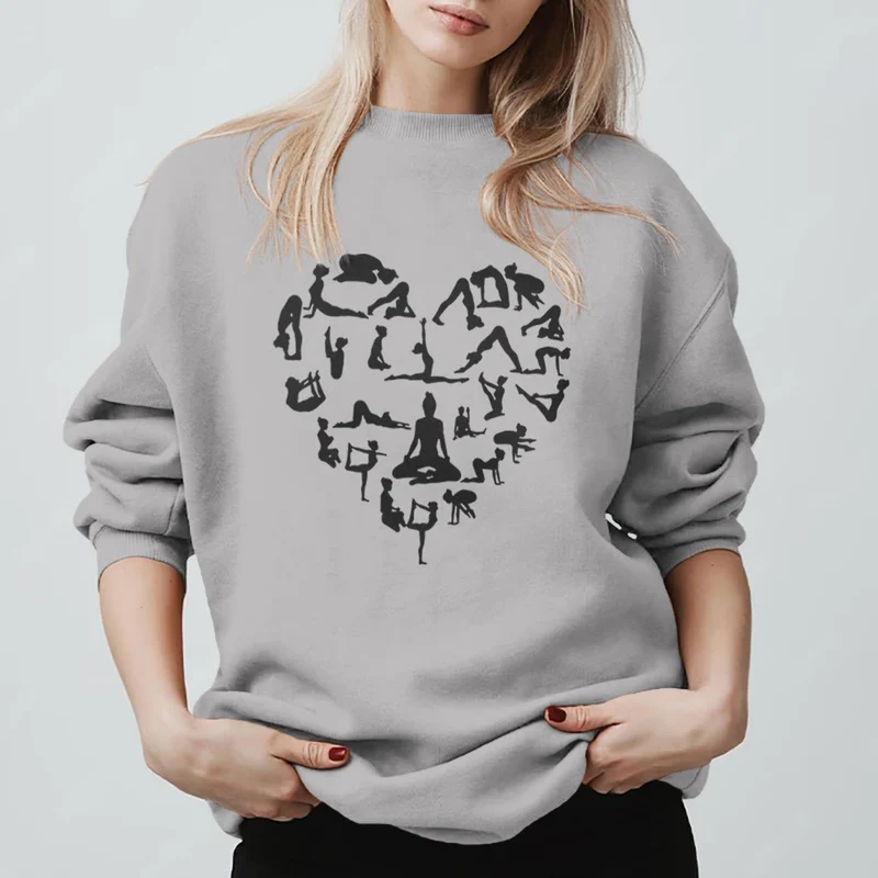 Olivenorma Herz Namaste Yoga & Meditation Sweatshirt