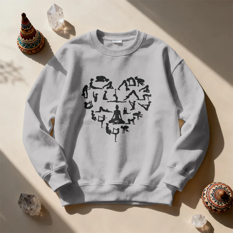Olivenorma Herz Namaste Yoga & Meditation Sweatshirt