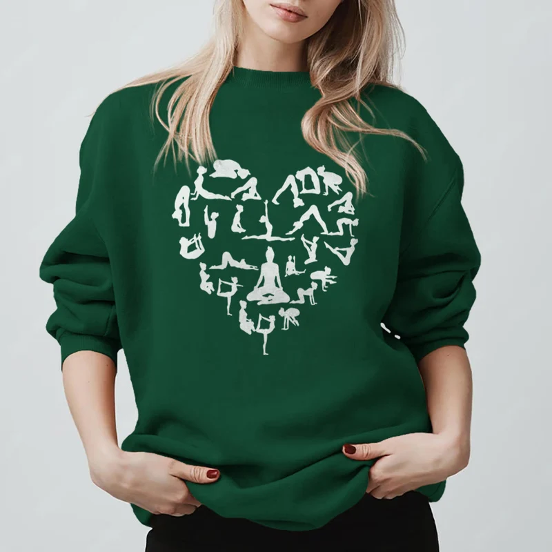 Olivenorma Herz Namaste Yoga & Meditation Sweatshirt