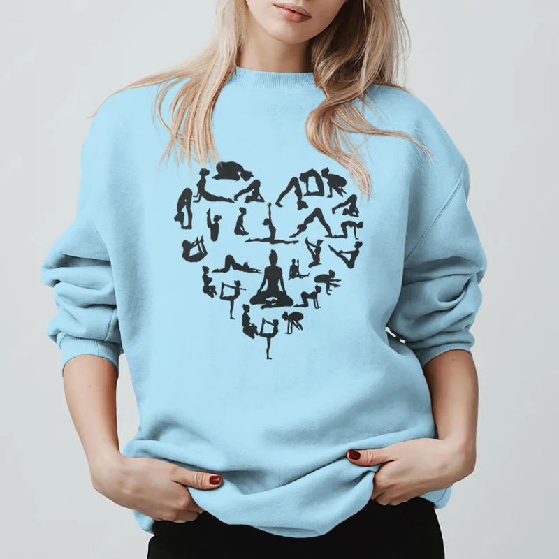 Olivenorma Herz Namaste Yoga & Meditation Sweatshirt