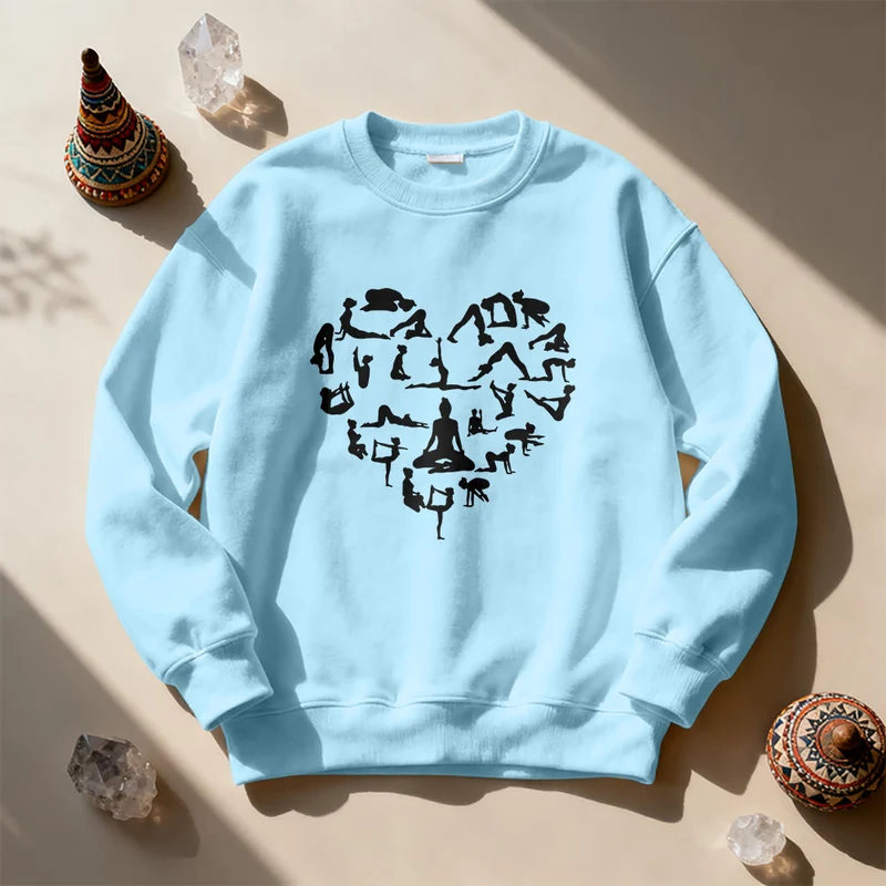 Olivenorma Herz Namaste Yoga & Meditation Sweatshirt