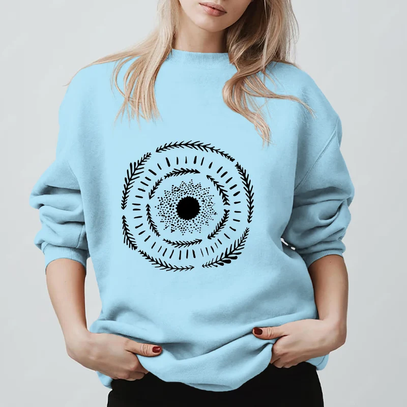 Olivenorma Sun Mandala Yoga Meditation Bequemes Sweatshirt