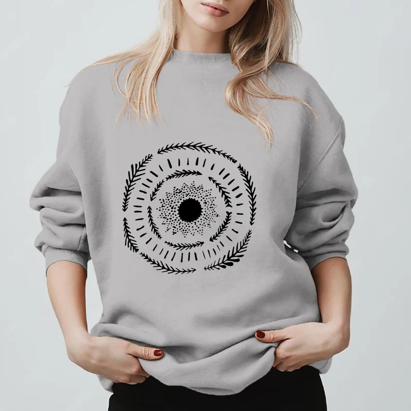 Olivenorma Sun Mandala Yoga Meditation Bequemes Sweatshirt