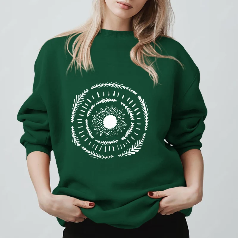 Olivenorma Sun Mandala Yoga Meditation Bequemes Sweatshirt