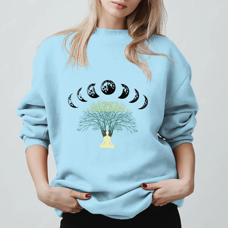 Olivenorma Baum des Lebens Herz Namaste Yoga Meditation Mentales Wohlbefinden Spirituelles Sweatshirt