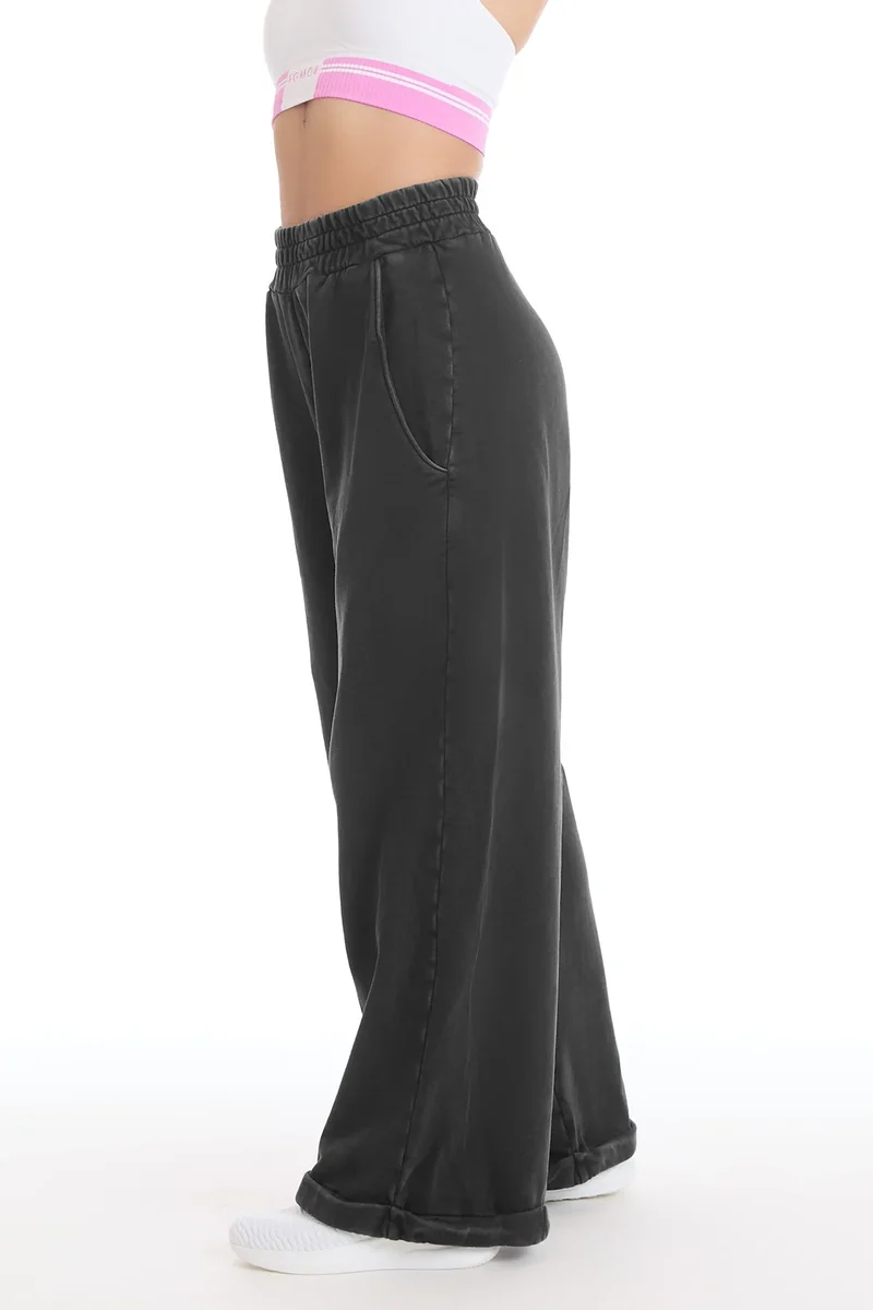Pantalone Donna Over Grigio Ardesia