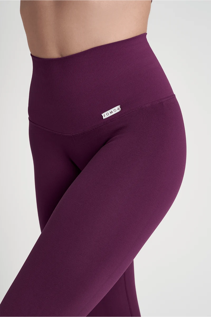 Leggings Push Up a Zampa di Elefante Dark Purple