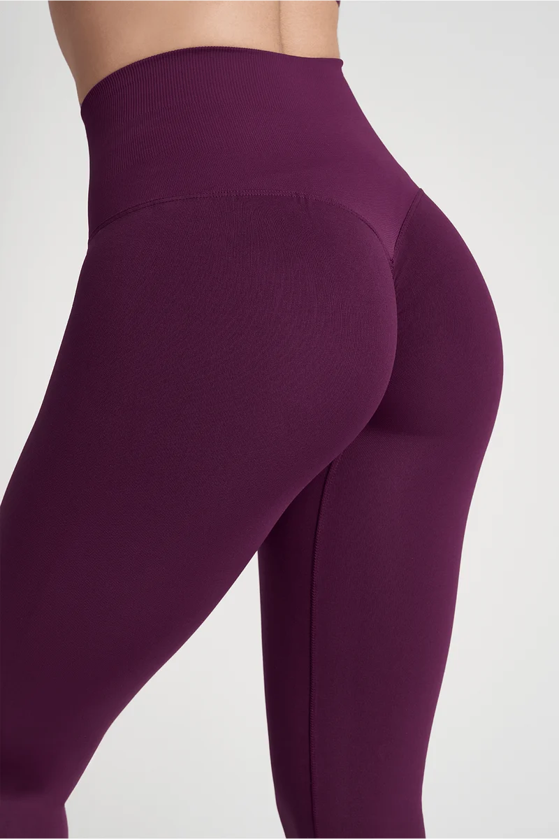 Leggings Push Up a Zampa di Elefante Dark Purple