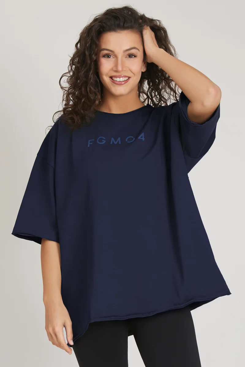 Maglia Donna WorkOut Extra Large Blu Notte