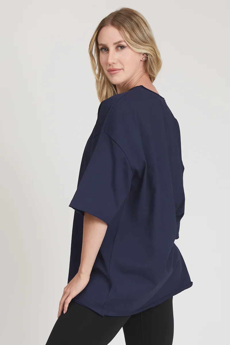 Maglia Donna WorkOut Extra Large Blu Notte