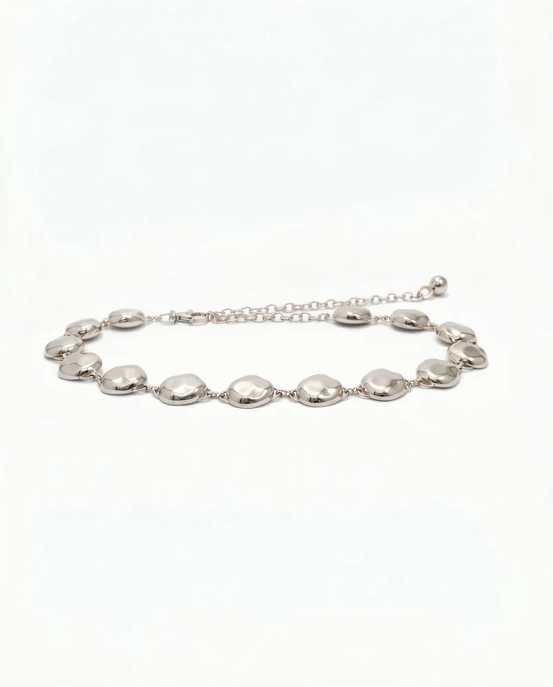 Cinture in metallo: forme assortite - Argento