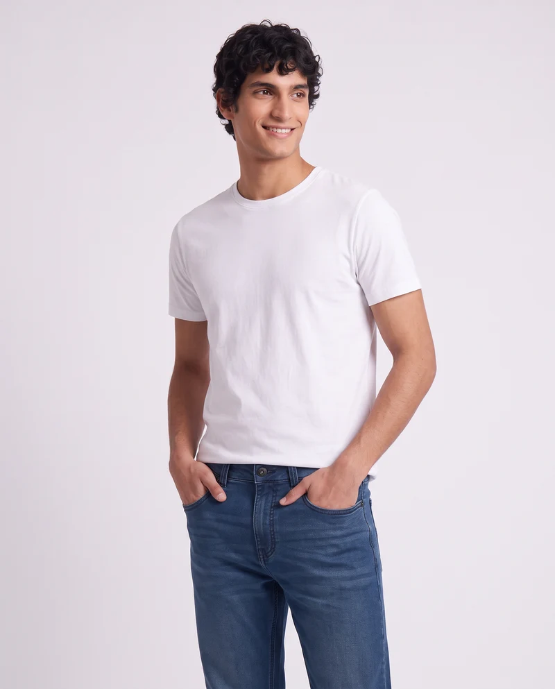 Jeans Slim Fit Blu Scuro Super Confort - DENIM SCURO