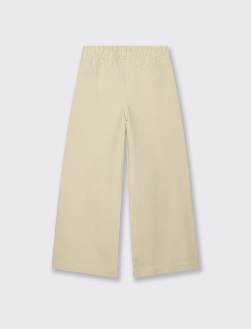 Pantalone palazzo gamba ampia bambina - Beige