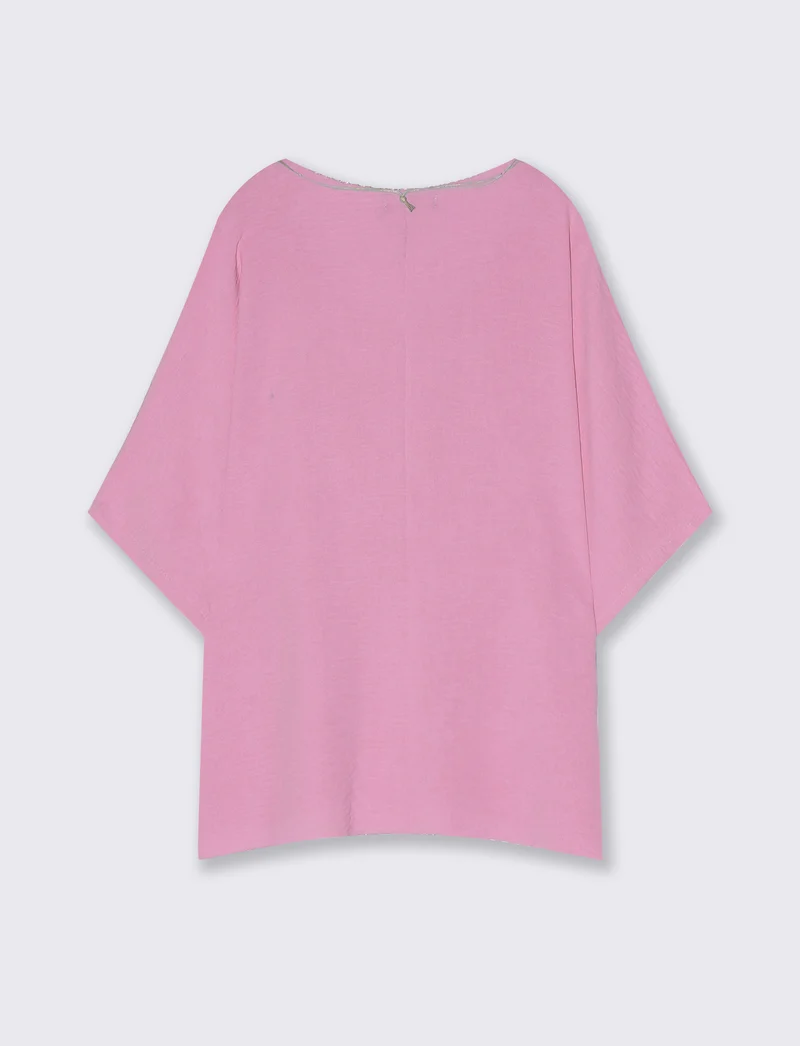 Blusa Vestibilità Ampia e Comoda - Rosa