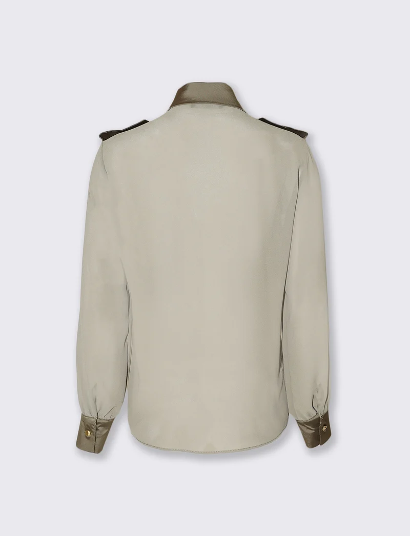 Camicia manica lunga con dettagli eleganti - Ve.milit.