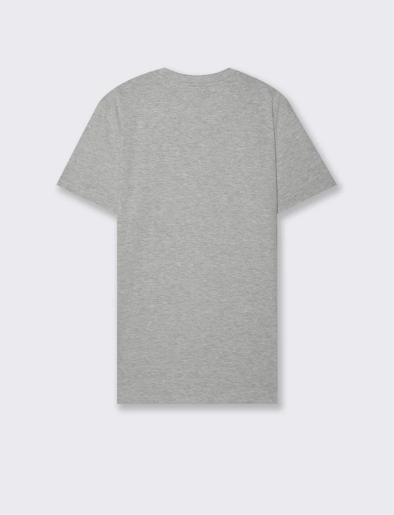 T-shirt con stampa sweet years da uomo - Grigio mel.