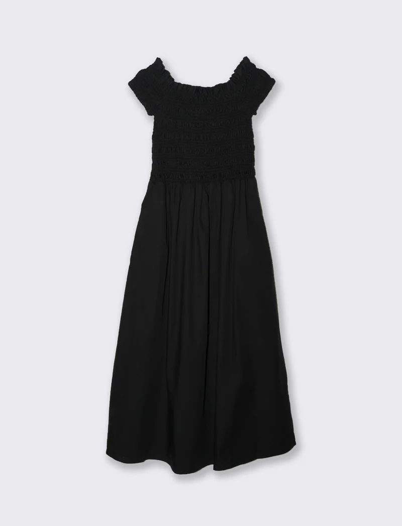 Abito longuette da donna - Nero