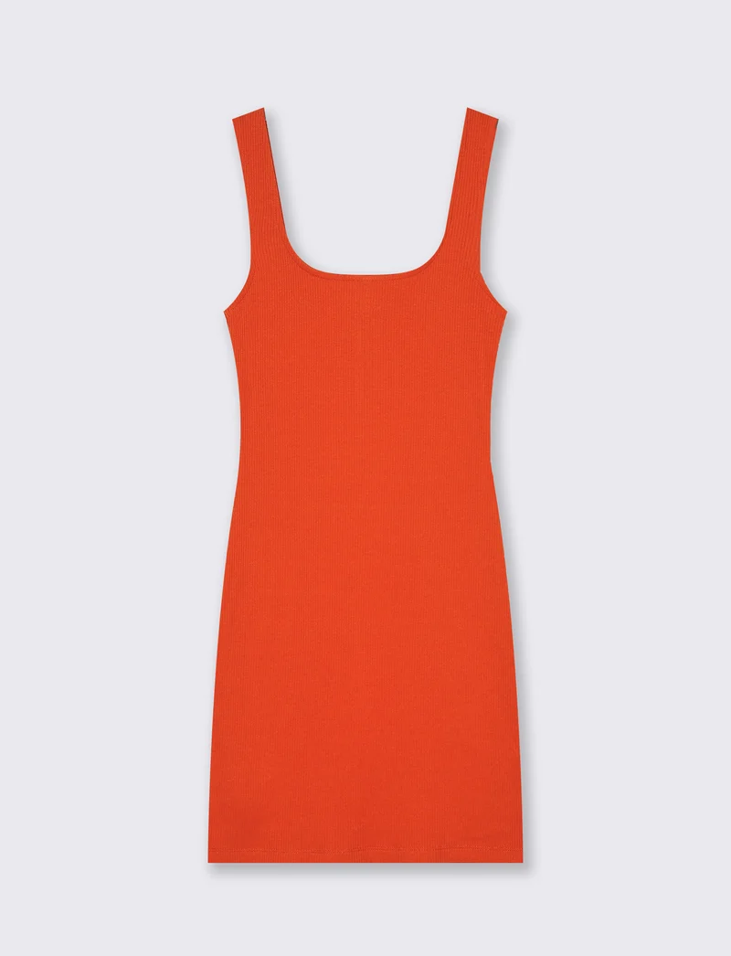 Vestito corto da donna - Arancio