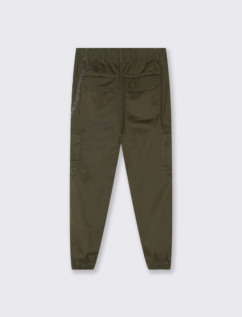 Pantalone cargo con elastico in vita - Ve.milit.