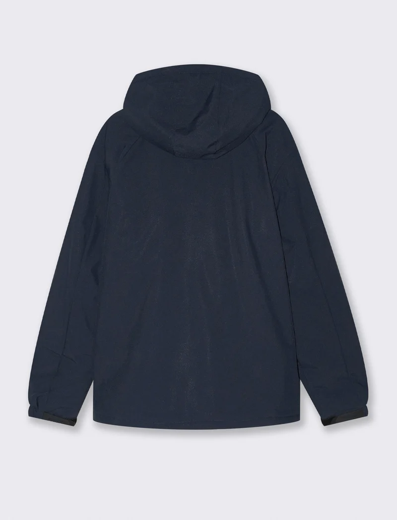 GIUBBOTTO CON CAPPUCCIO - Blu