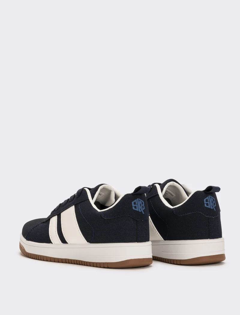 Sneakers da bambino con riporti - Blu
