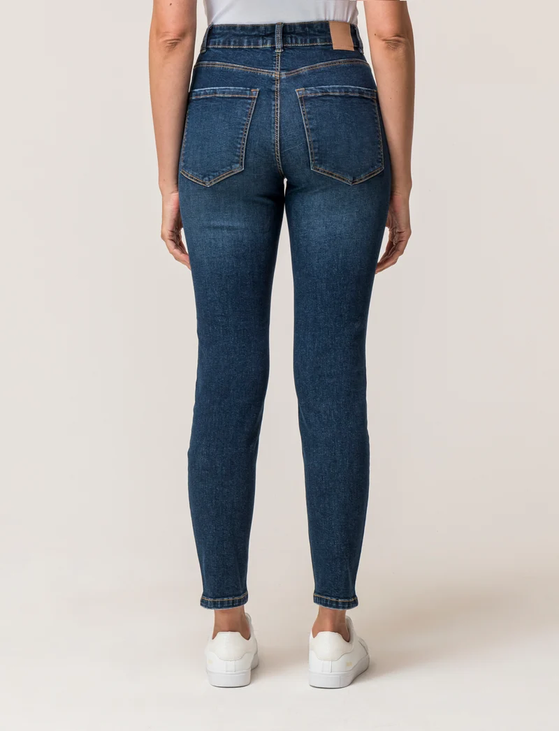 JEANS SKINNY - DENIM SCURO