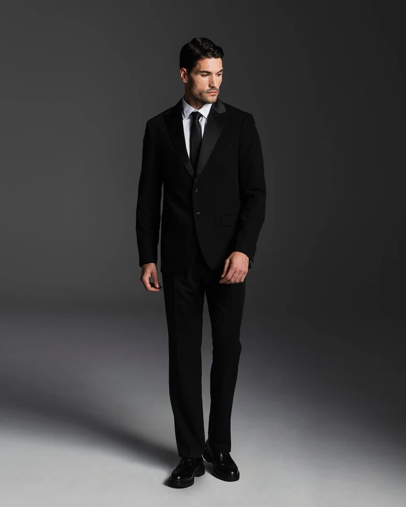 BLAZER DA SMOKING FORMAL FIT - Nero